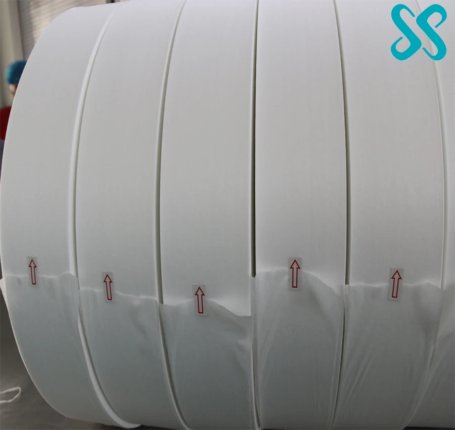 40 г/кв. М, Нетканые рулоны ткани, 30% вискоза и 70% полиэстер, нетканые ткани для влажной ткани, сырье