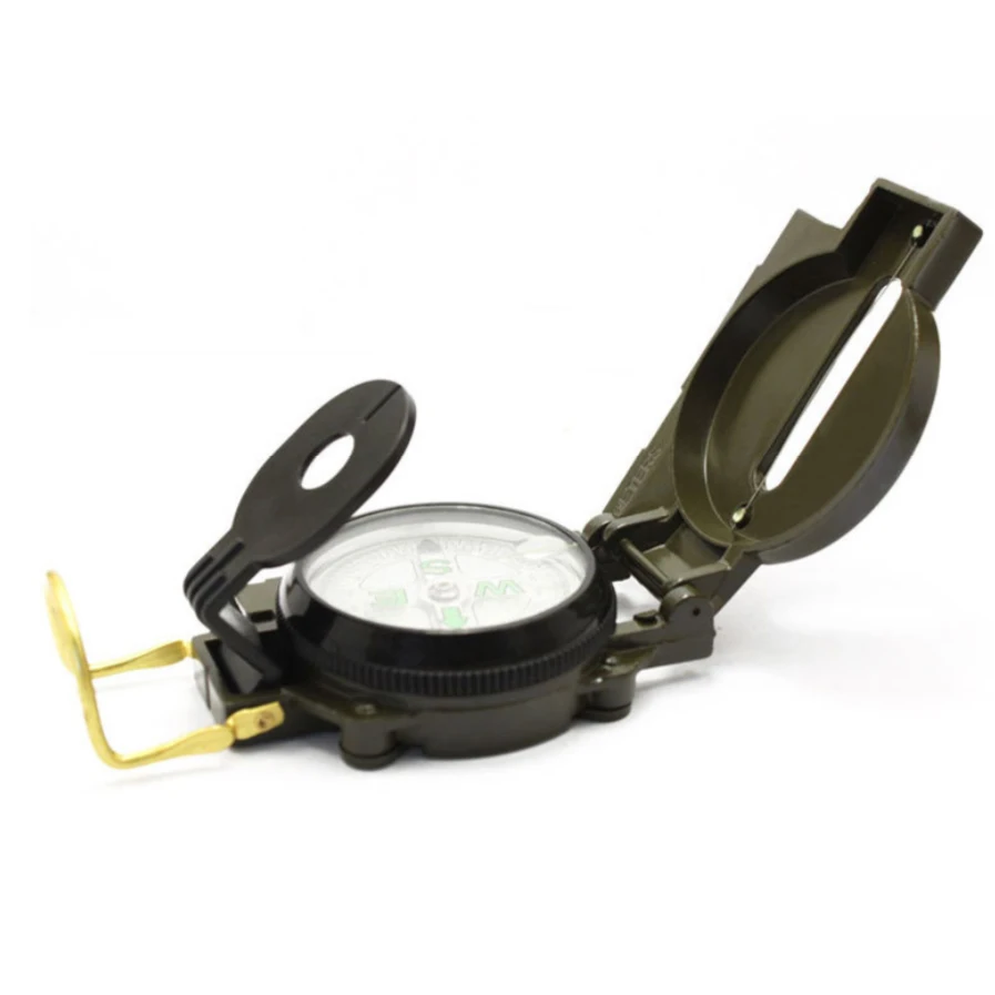 BOUSSOLE COMPAS TREKKING Scout Militaire Prismatique à Bain d'huile