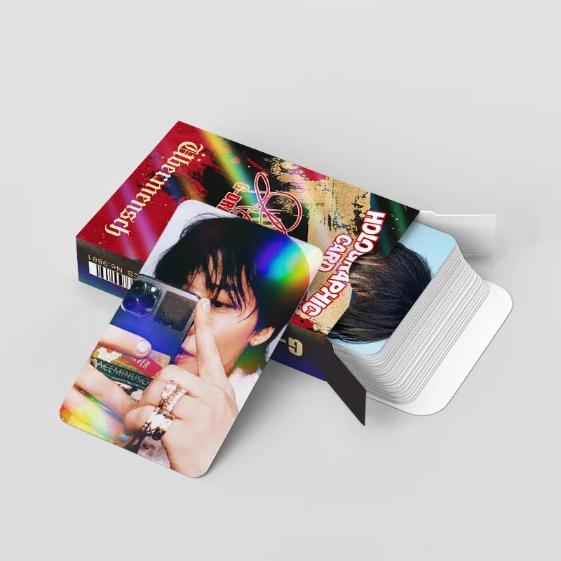 Kpop 124pcs/box Holographic Laser Card Bigbang G-Dragon U Album HD