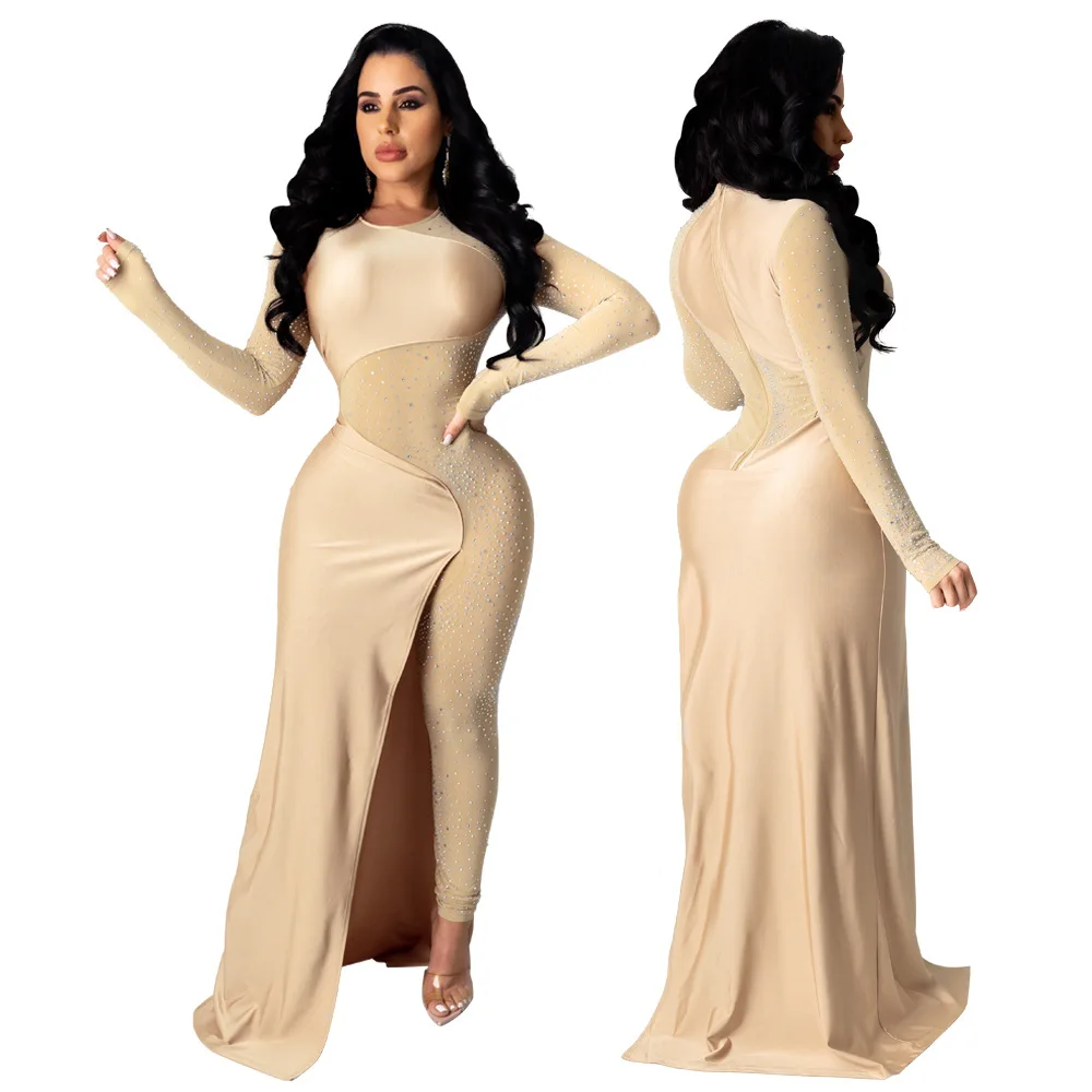 SH 8832 Hot sale summer tube bodycon women party dress long sleeve fitted prom dresses