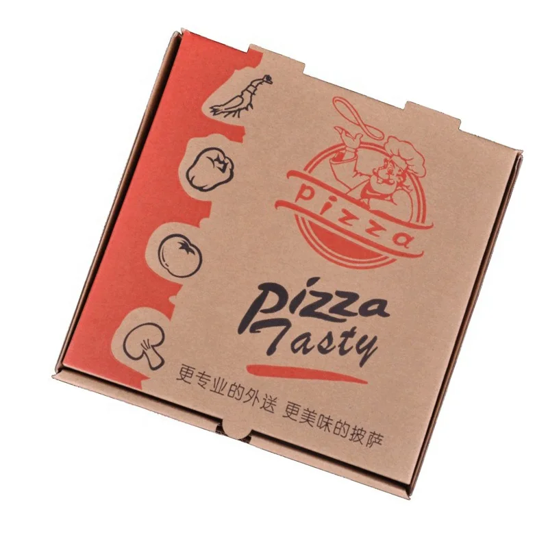 Generic pizza box, Single, Size: 7 8 9 10 Inches