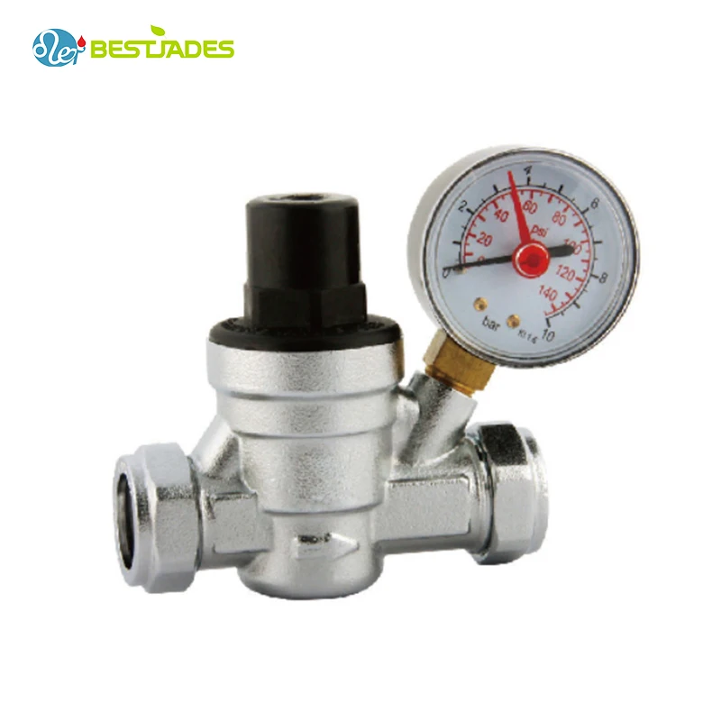 brass hydraulic pressure reducing regulator relief valve with