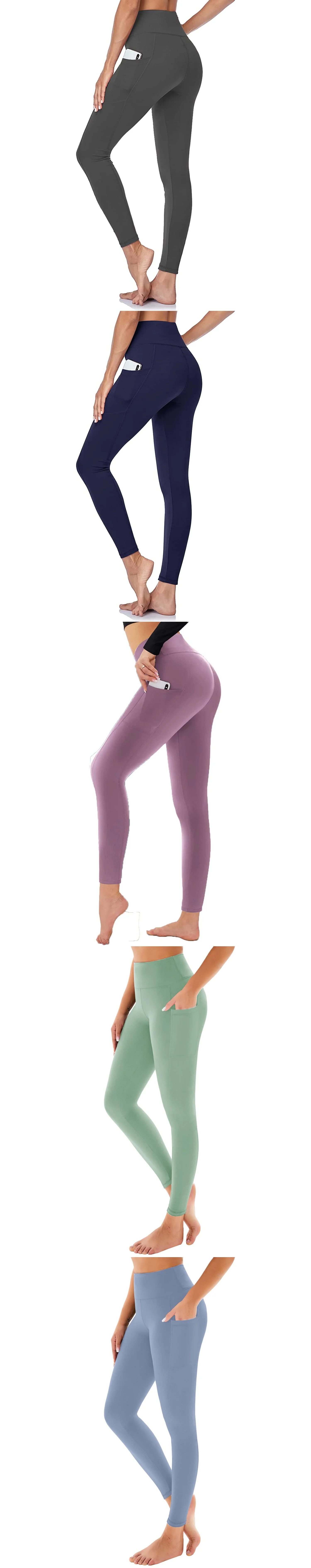 product wholesale gym wear high waist gym sports workout leggings running fitness womens yoga pant leggings with pockets-59