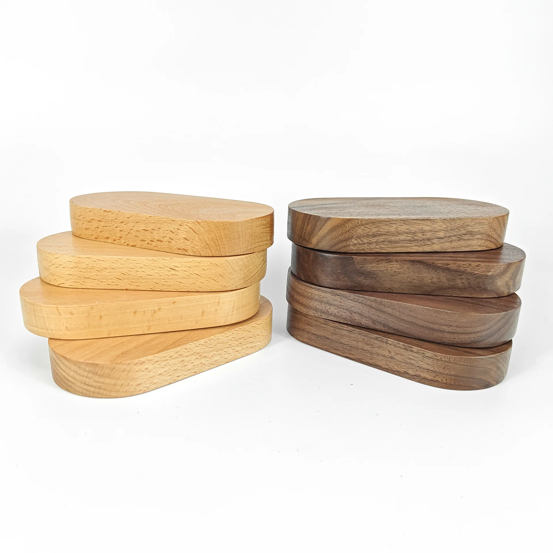 Деревянные Свадебные украшения овальной формы из натурального дерева Taillai