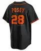 #28 Buster Posey Black