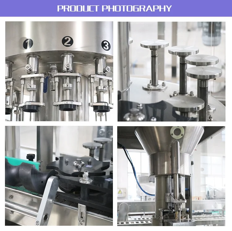 Triblock Rinser Filler Capper 3 in 1 for Liquid Liquor