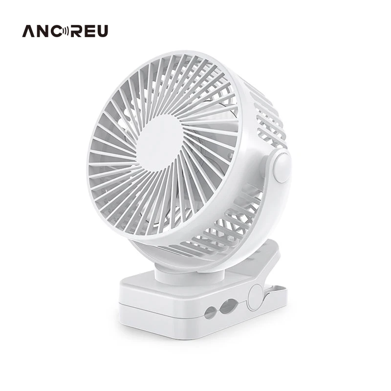 12000mAh Multifunction Outdoor Clip-on Stroller Fan Charging Desktop Table Usb Portable Rechargeable 6 Inch Clip Fan With Timer