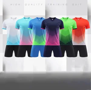 Customizable Soccer Jersey Uniform Set Short Blank Soccer Uniform Soccer Training Clothes