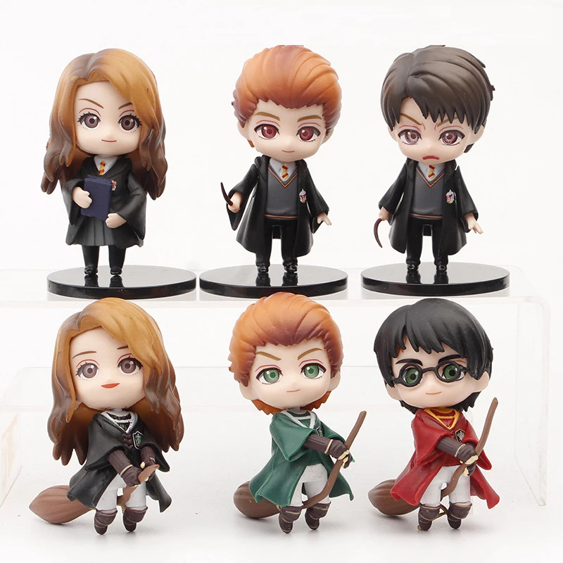10cm 6pcs Pop Movies Series Character Model Harry Anime Action Figures Set  - Buy Anime Action Figures,Movies Figures,Harry Figures Product on  