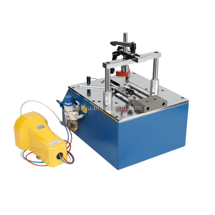 Desktop Pneumatic Photo Picture Frame Pinning Machine Core Component Motor Joiner for Picture Frame Joining