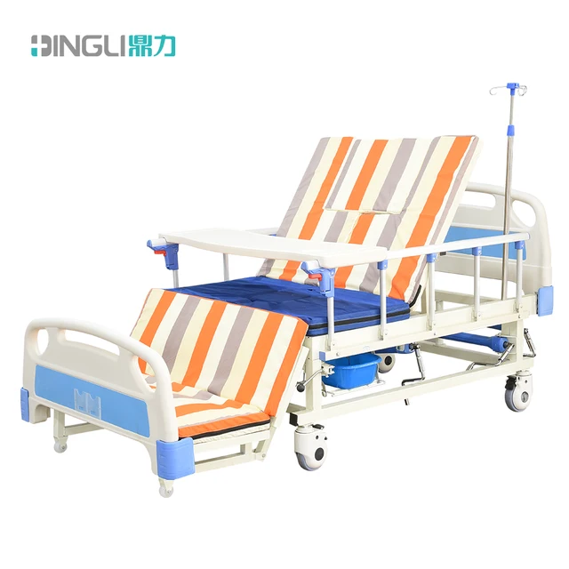 Multi Function Manual Rolling Over Nursing Home Care Medical Bed For Patient Hospital Bed Home