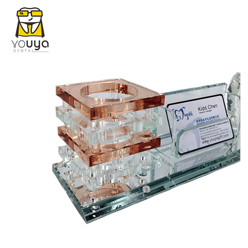 
 Зубной Кристалл Зуб с держателем ручки и визитница  