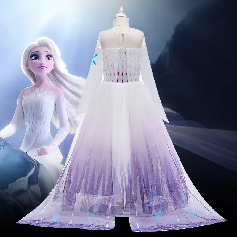 Luxury Princess Dress for Little Girls 2-10 Years Long Shining Cape for  Birthday & Christmas Dress-Up Inspired Fairy Characters