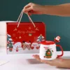 Christmas Reindeer Gift Box with Ceramic Lid