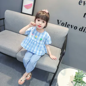 New Style Fashion Hot Sale Wholesale Children Clothing Dress Set 2-piece Sets For Kids Girls
