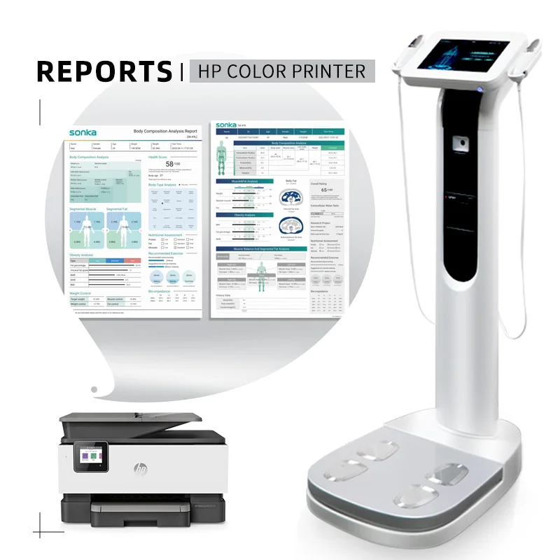 SONKA health body fat analyzer scale with printer electronic in body composition analyzers machine