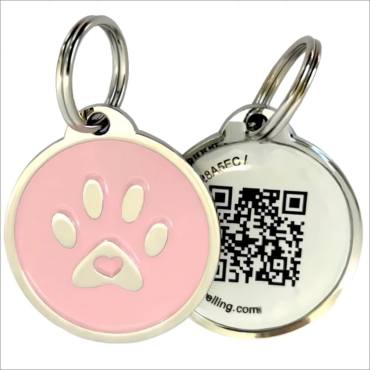 Factory Direct Sale Stock Custom Blank Metal Silver Plated Id Pet Tag Sublimation Printing Logo Qr Code Call of Duty Dog Tag