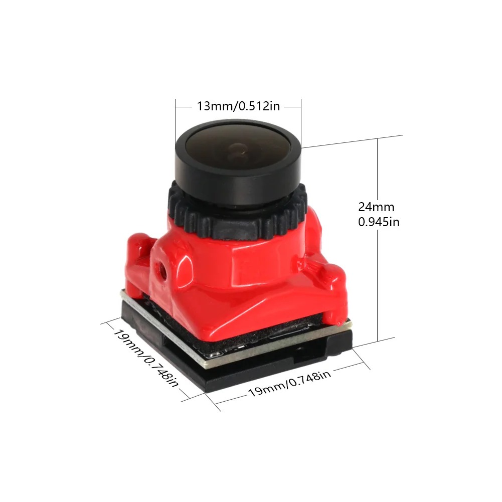 FPV Mini Camera 1/1.8 1800TVL Con Obiettivo Da 2,1 Mm, Potenza - Foto 5