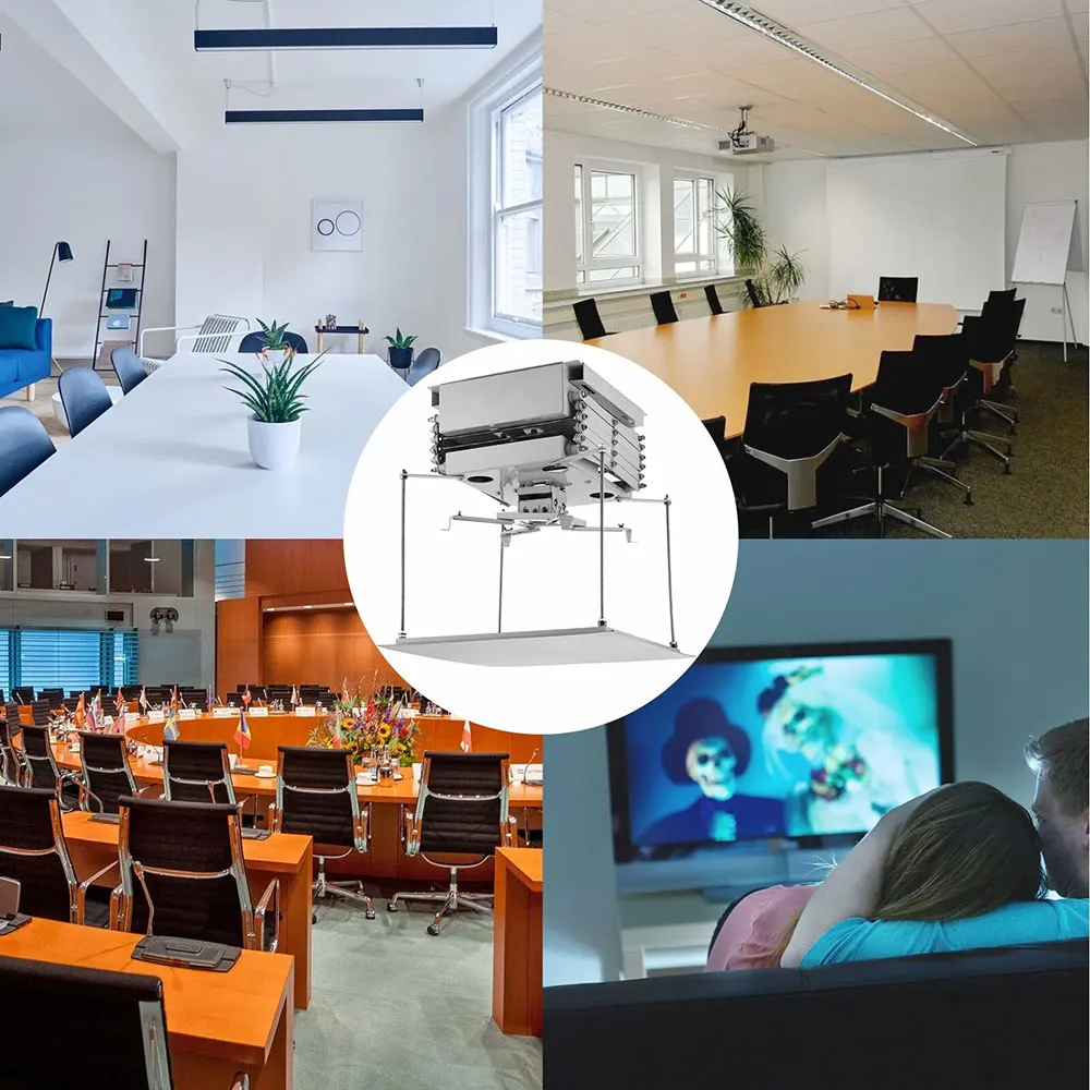 100CM 150CM  Motorized Projector Ceiling Mount Lift with Remote Control Factory