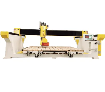 granite CNC stone cutting 5 axis bridge saw machine with router good quality with good price