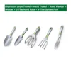 Two-tone Aluminum 5-Piece Garden Tool Set