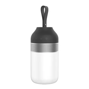 LED Camping Light with Emergency Red Flash Light SOS Light Waterproof 1800 Mah Rechargeable Battery