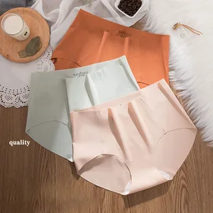 Quick Dry Super Thin Ice Silk Sexy Women Underwear No Trace Young Girls Panties