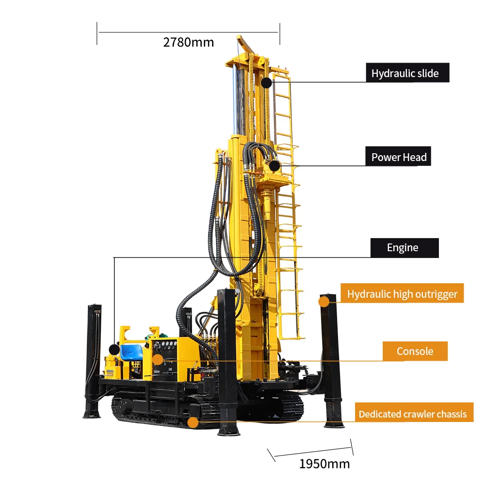 Оборудование для бурения скважин на гусеничном воде/Буровая установка для  лебедки, буровые установки с механическим верхним приводом| Alibaba.com