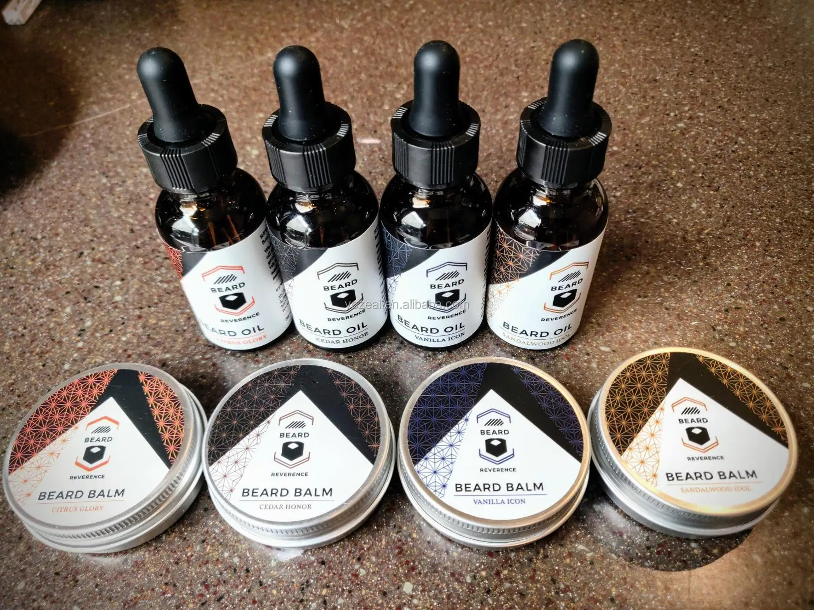 private label high quality mens beard grooming kit customized