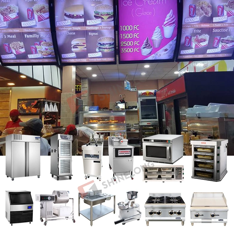 Fast Food Kitchen Layout Design Restaurant Kitchen Equipment and Supplies One Stop Purchase