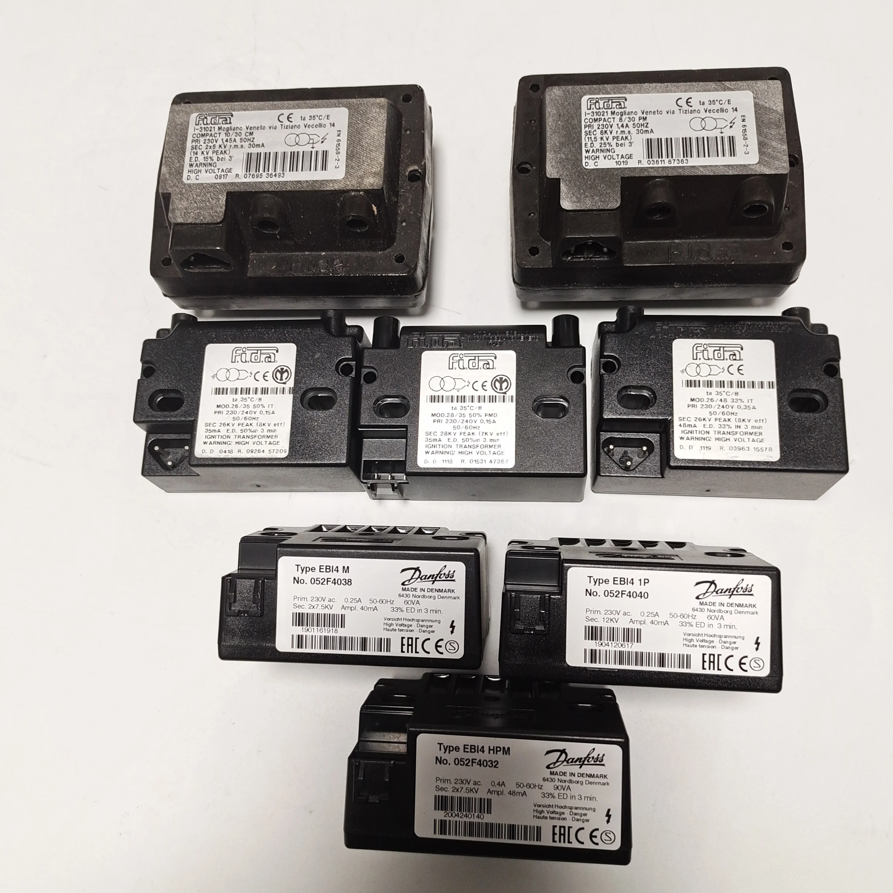 Fida Ignition Transformer High Power Output Ignition Cable Ignition Wire for Oil burner Gas burner Boiler Spare Parts