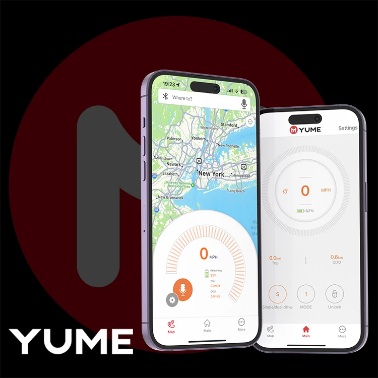 Новое поступление двухмоторный скутер YUME HAWK 60V2400W6000w смарт-дисплей с приложением NFC электрические скутеры для взрослых оптовых