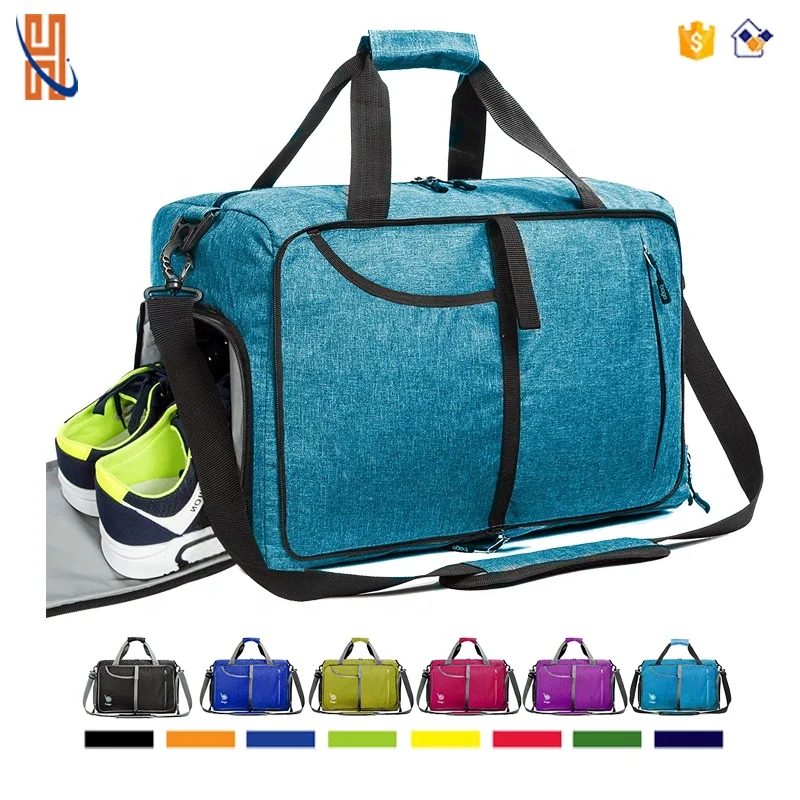 Sea Travel Duffel Bag Luggage Sports Gym Bag With Shoes Compartment Large Capacity Lightweight Duffle Bag For Men Women 