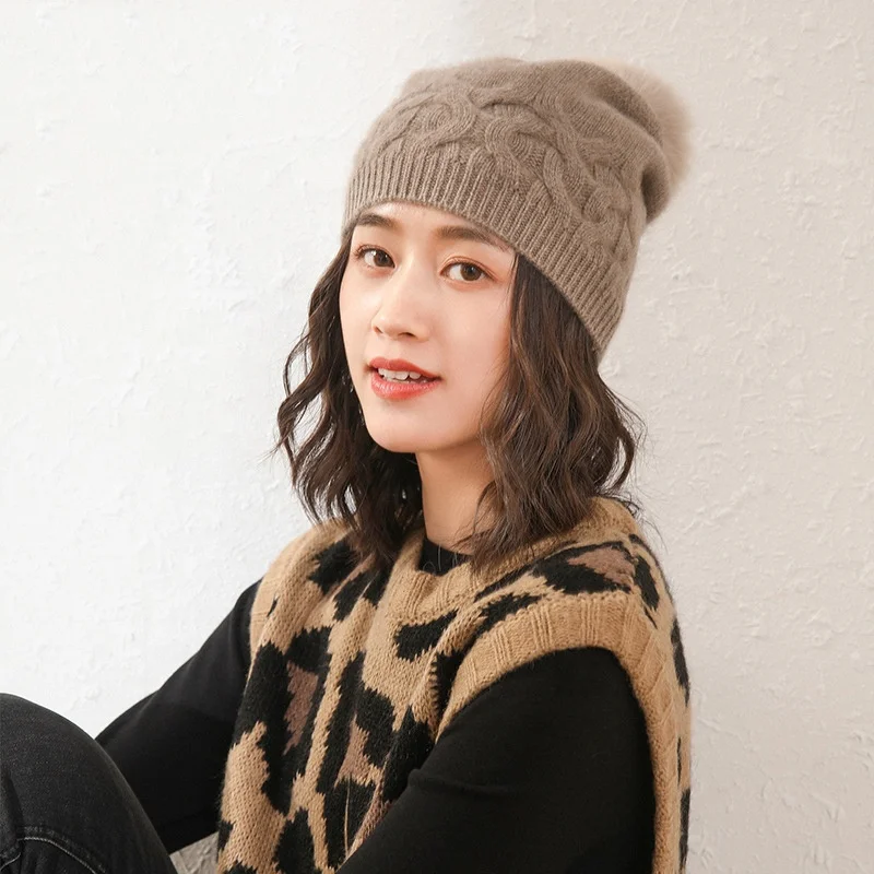 Luxury Fashion Beanie Hat Luxury beanie hat for winter — OMARI Collection main image 3