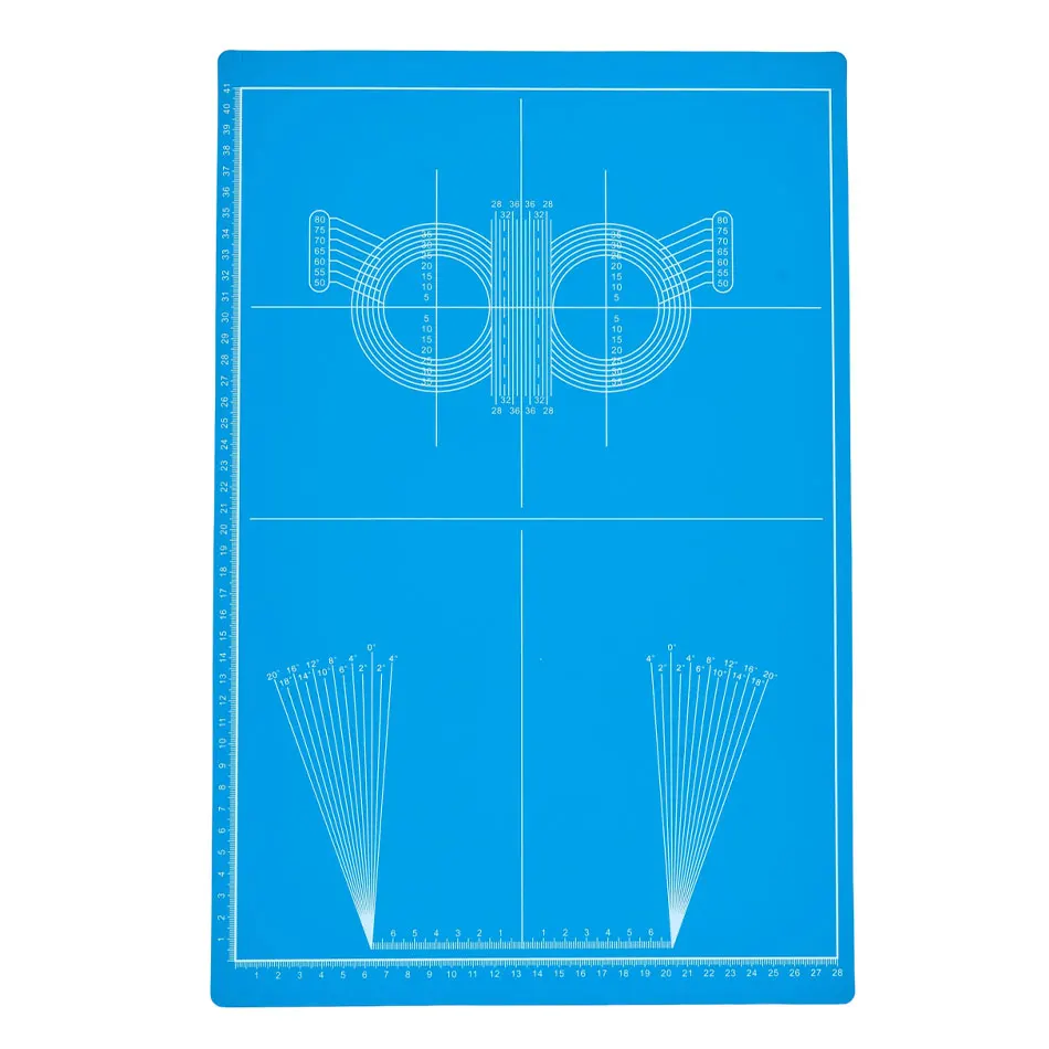 Professional Eyeglass Adjustment Measuring Mat Glasses Sunglasses Lens Repair Board Pad Tool Accessories