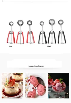 Wholesale Stainless Steel Cookie Scoop with Trigger Ice Cream Scoop for  Baking Cupcake Muffin Meatball Watermelon From m.