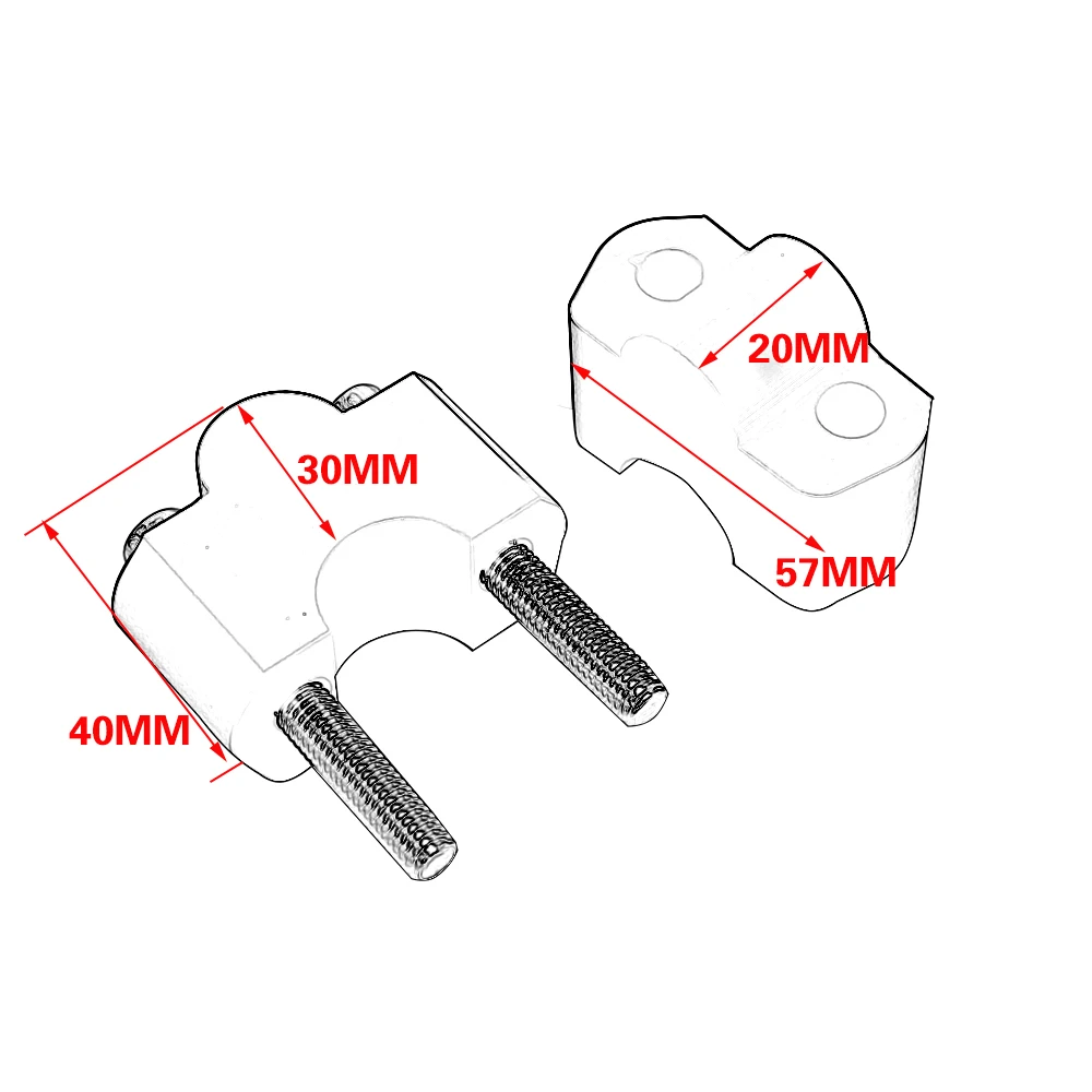 RACECPRO Motorcycle Handlebar Riser Kit Accessories for BMW G310R G310GS G 310 GS/R G310 2017-2019