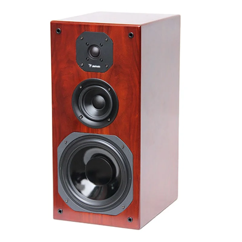 200w 8 Inch Bookshelf Speakers Wooden Monitor Passive Fever Hifi Home ...