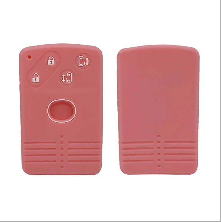 thumbnail image 2 of Pink Silicone Key Fob Cover For Mazda 5, 6, CX-7, CX-9, RX8, Miata - 4 Button Smart Key 2 of 3
