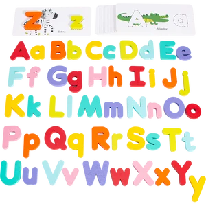 Wooden Spelling Game Children 26 English Letters Early Education Intellectual Cognitive Words Spelling Exercise Toys