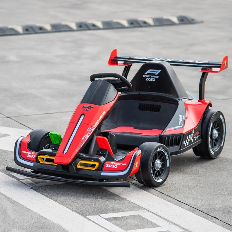 Hot Sale Children's Electric Karting Car Adults Can Ride Go Karts Kids Drift Car Children Four Wheel Dual Drive Kart Racing Car