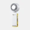 White with  ice