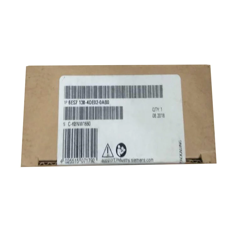 New Original 6ES7 138-4DE02-0AB0 6ES7138-4DE02-0AB0  electronics module for Siemens SIMATIC ET200S series. Designed for pulse output and frequency counting, with high-speed signal processing and electrical isolation. Perfect for positioning control, 