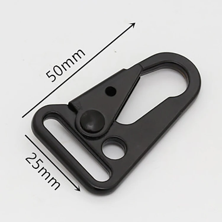 New Hooks 2 Pcs Snap Rifle Gun Sling Clips Strap Spring Snap Hook HK Style  Buckle Travel Kit Tactical Accessory Hook