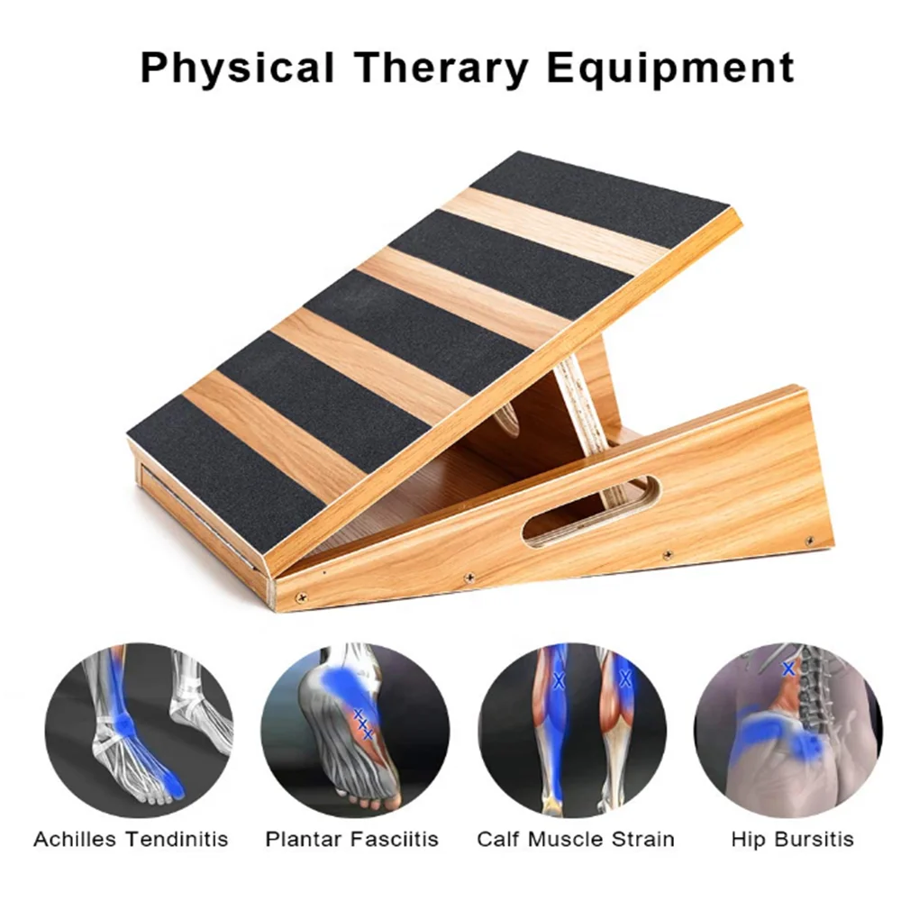 Slant Board For Squats Portable Wooden Slant Board For Calf
