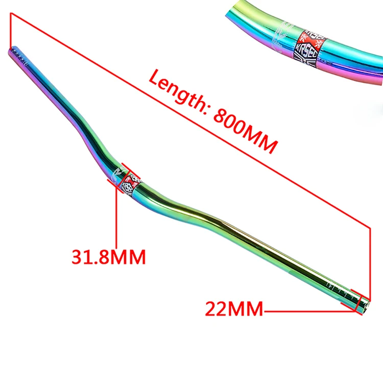 Tige de guidon courte pour vélo tige en alliage d'aluminium