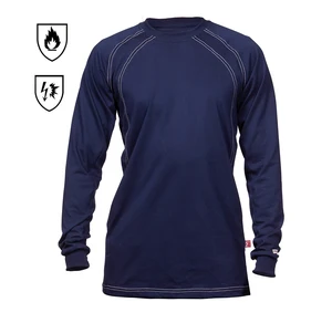 Jersey FR Shirts for Summer Flame Resistant Shirt 7.9oz Light Weight CAT2 Work Shirts Work Clothing