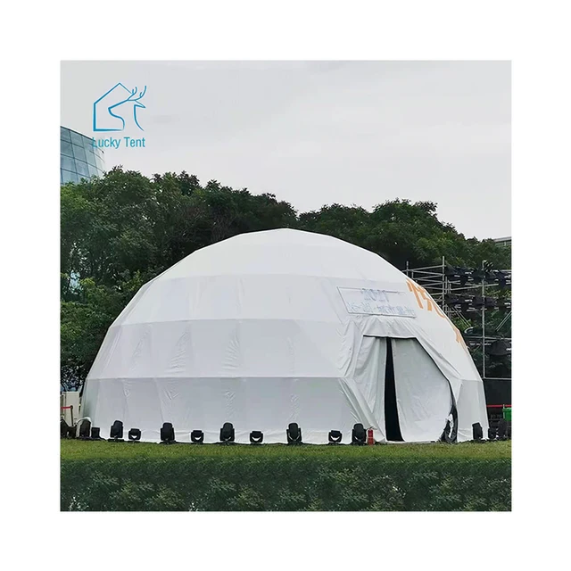 High Quality Steel Framework Oval Geodesic Dome Tent Wedding Event Party Dome Tent