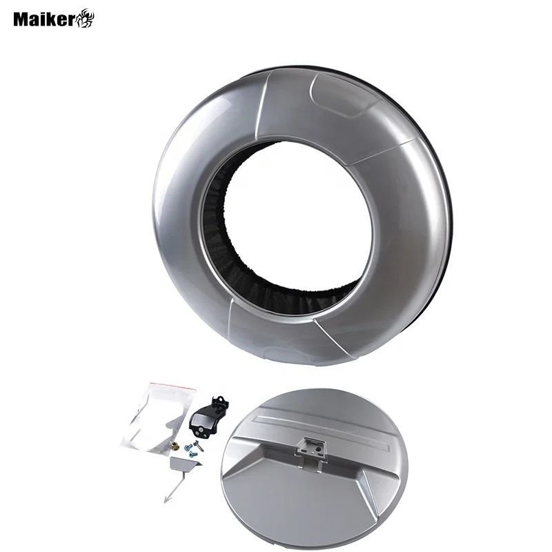 Rear Tire Cover for FJ Cruiser ABS Spare Tire Cover for FJ Cruiser in Silver From Maiker
