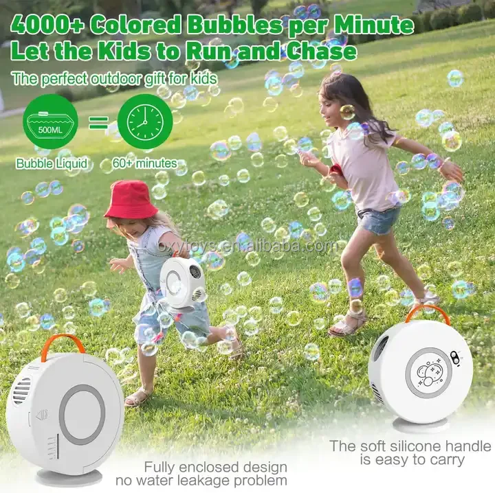 360 Degree Rotated Electric Bubble Gun Machine 2023 High Quality Bubble ...